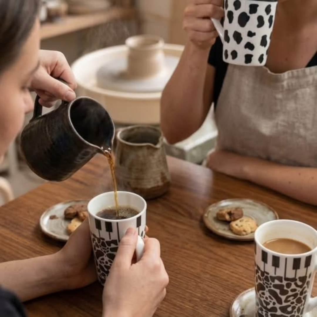 Ceramic Animal Print Mugs