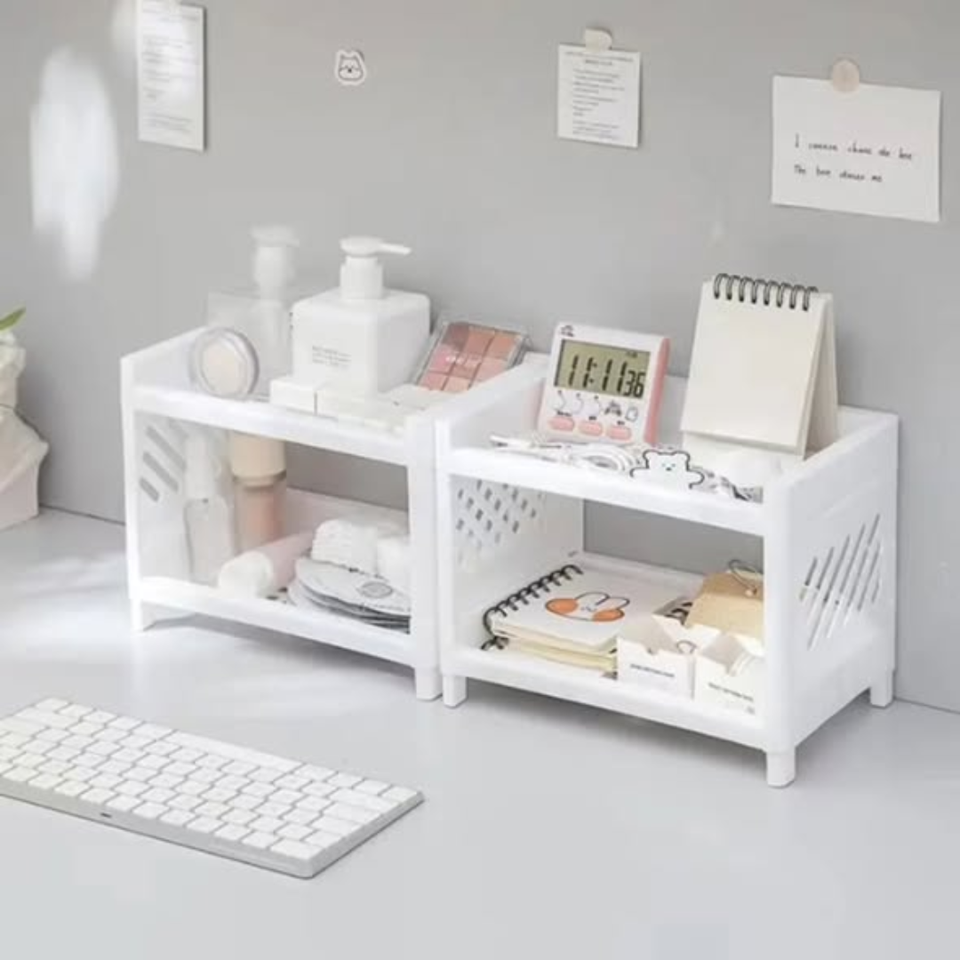 Double Layer Desktop Storage Rack