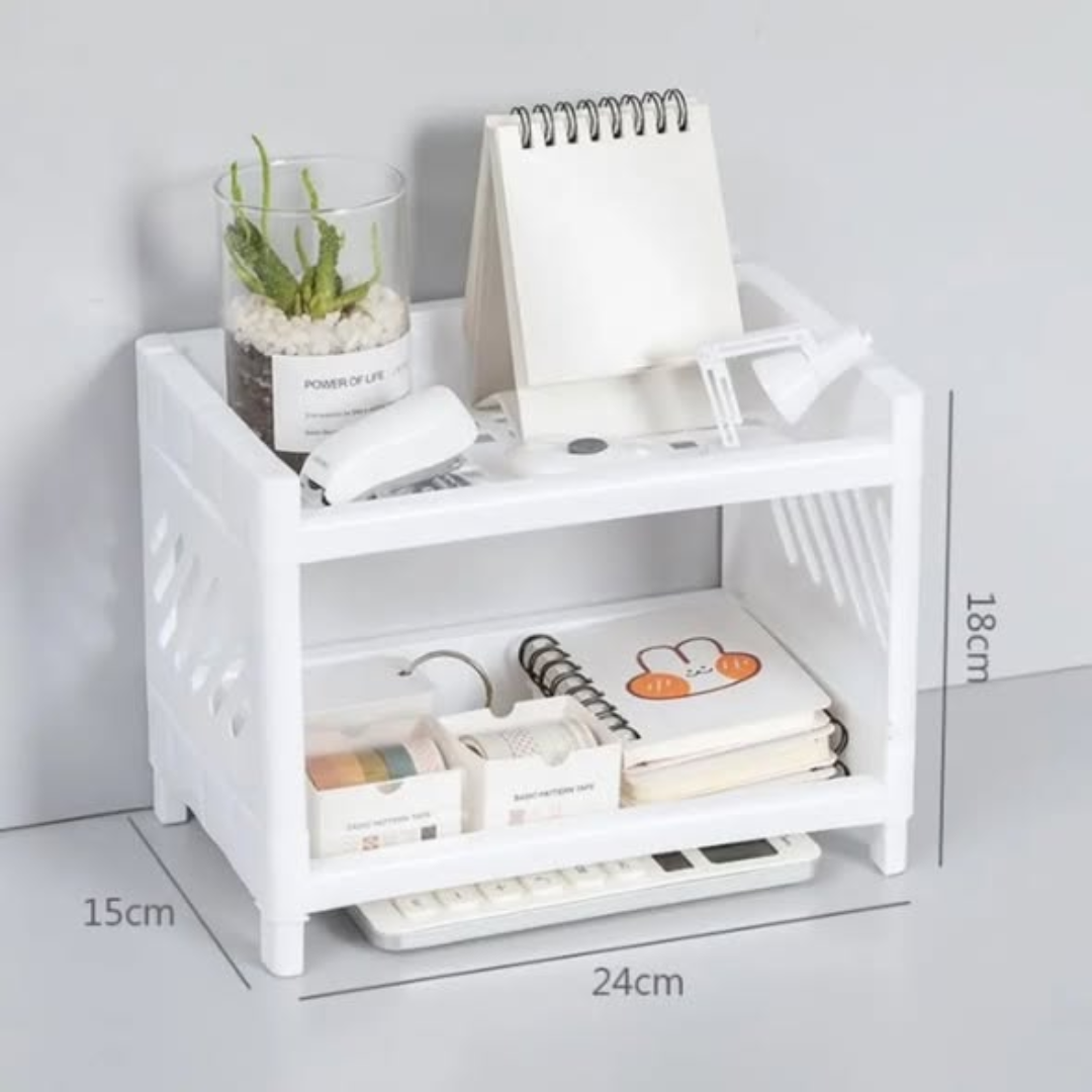 Double Layer Desktop Storage Rack
