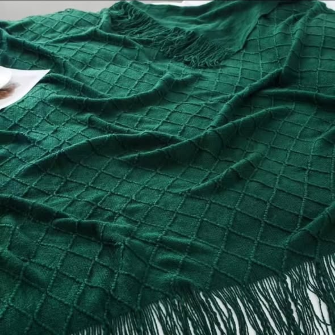 Knitted Throw Blanket