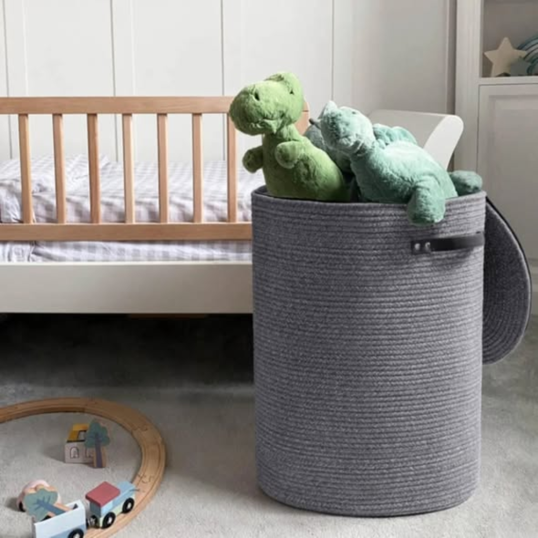 Wooven decorative basket with Lid