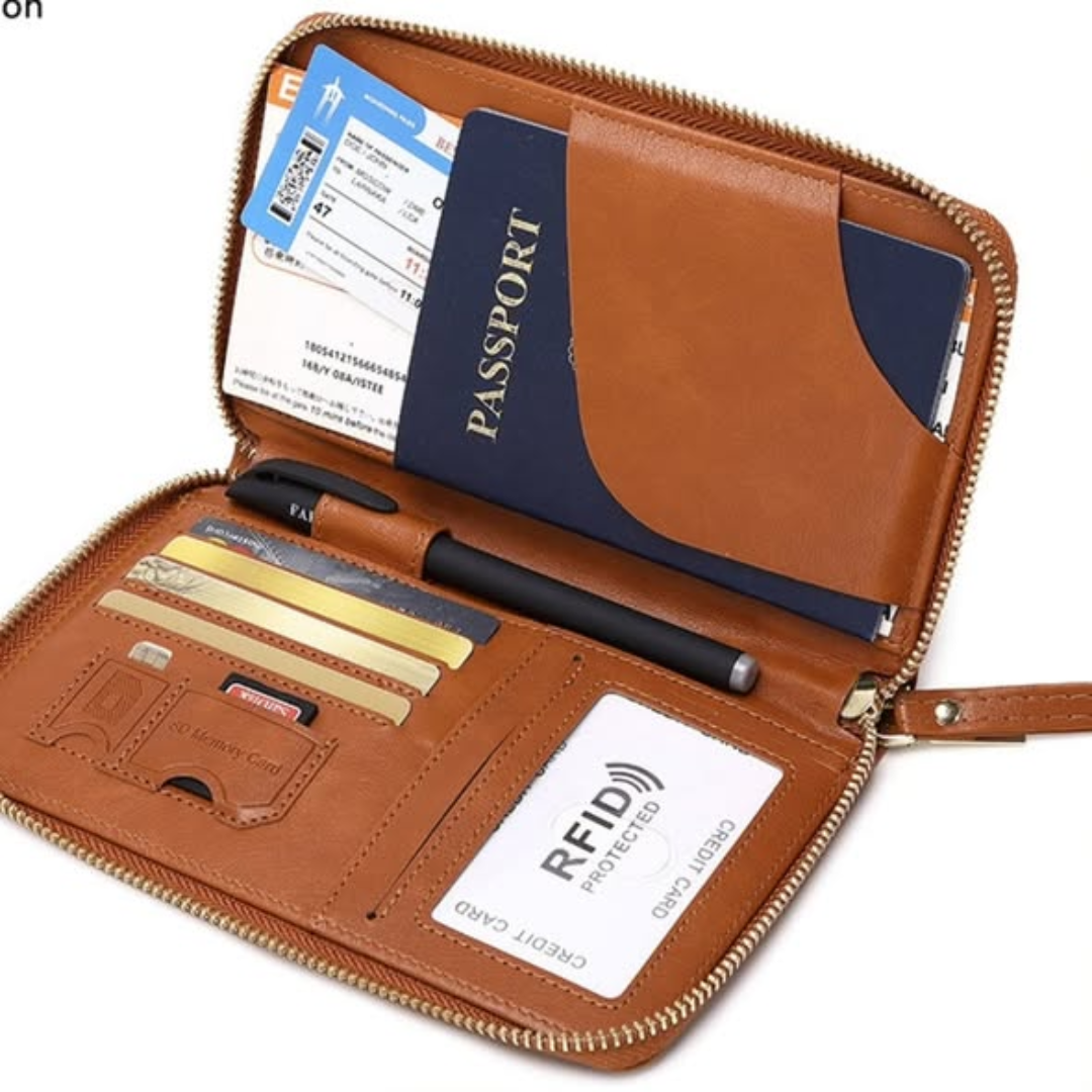 Travel wallet passport protector Case