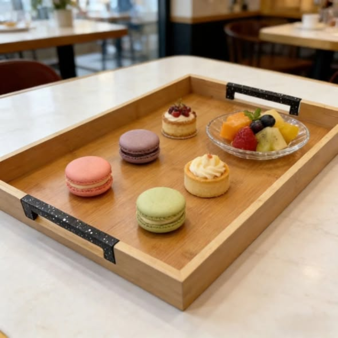 Bamboo Granite Trays