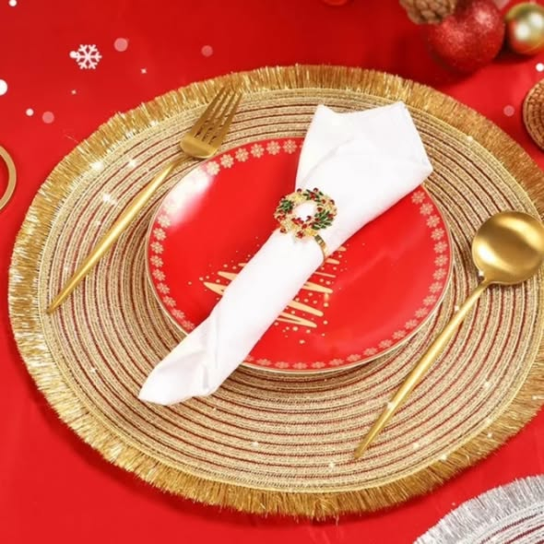 6 pieces Round Placemats/Tablemats set