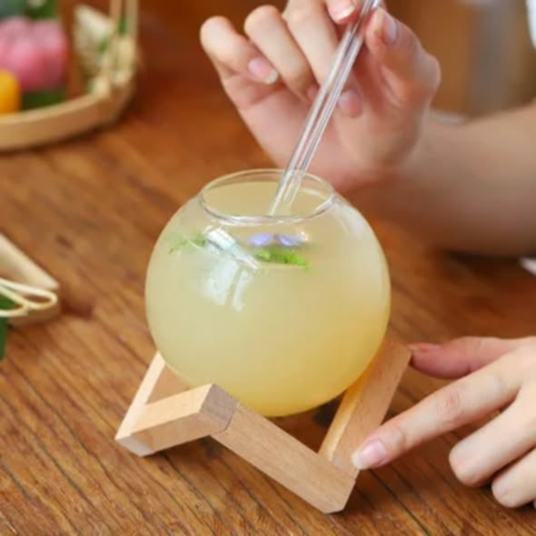 Round Ball Juice Glass