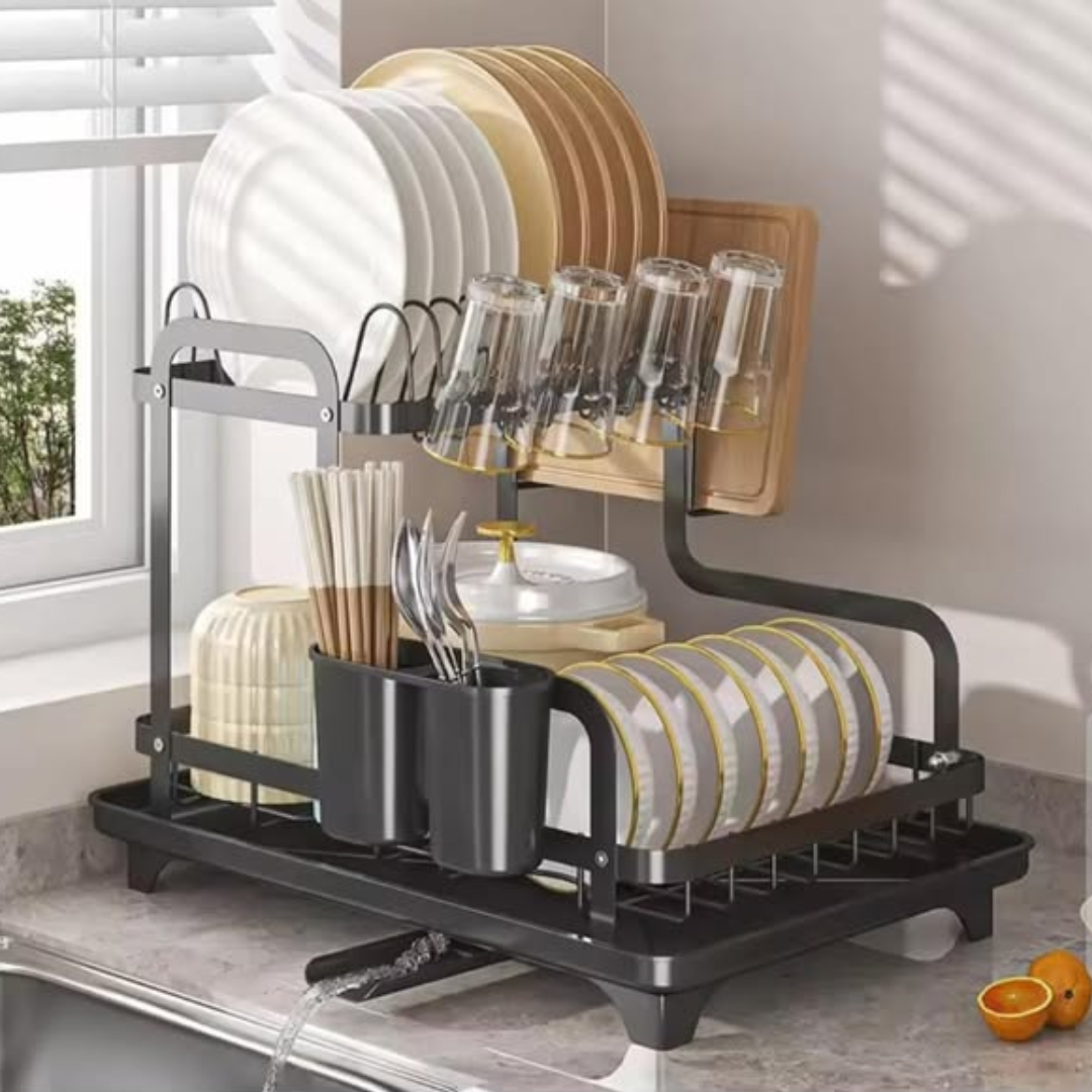 2-Tier Dish Drying Rack