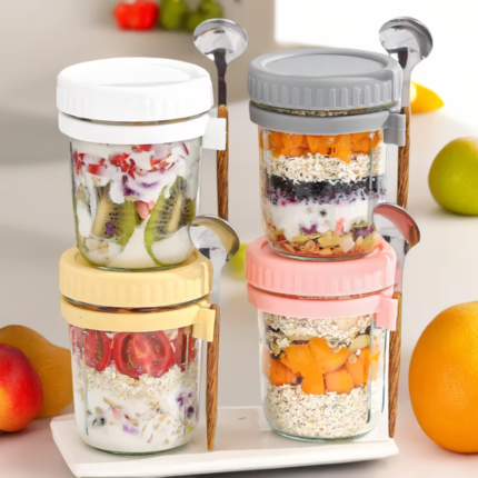 4pcs set oats jars