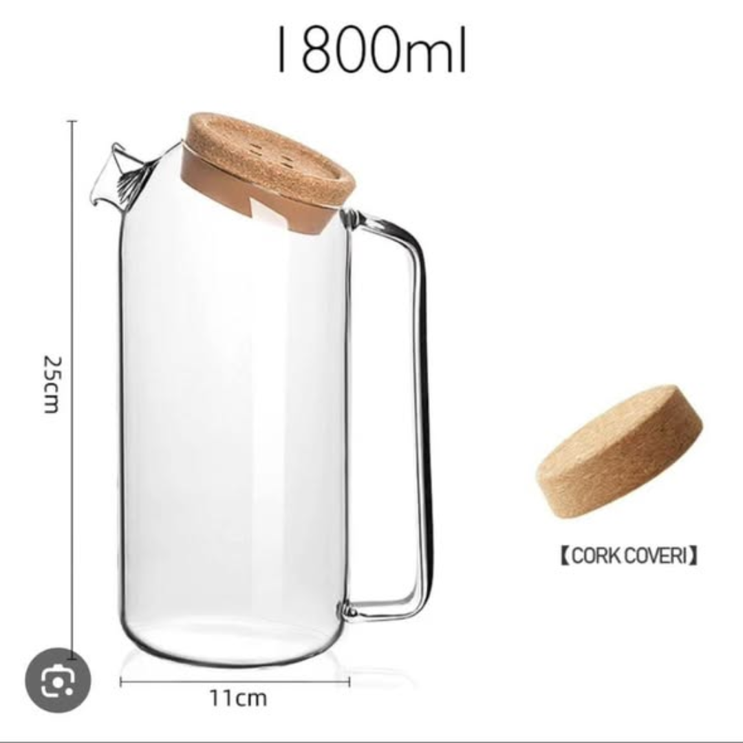 Borosilicate Juice Water Pitcher
