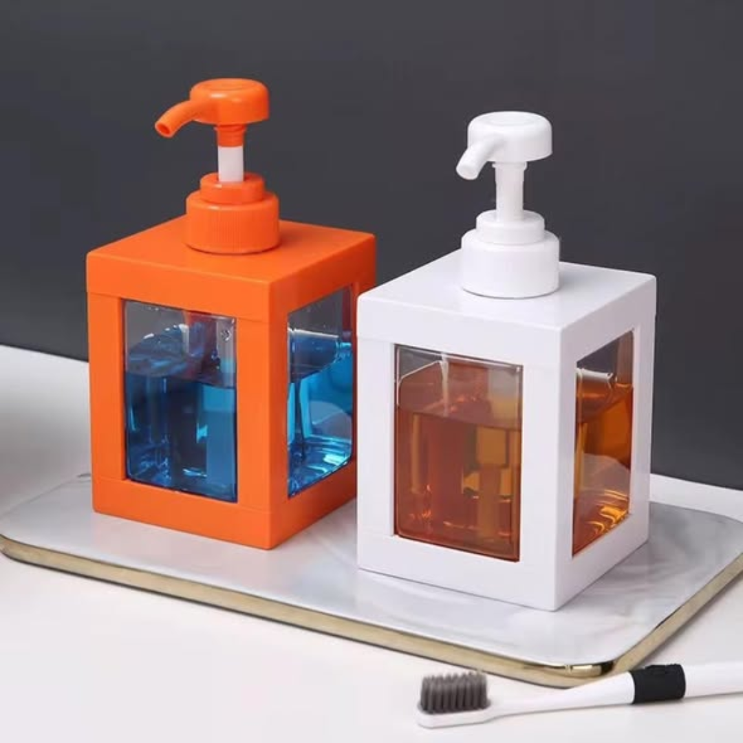 500ml clear plastic soap dispenser