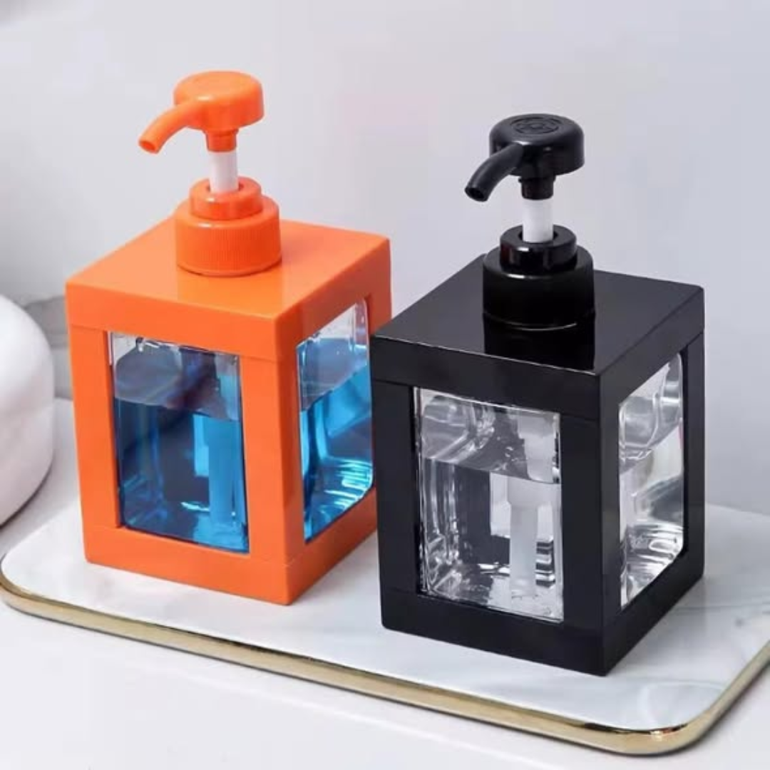 500ml clear plastic soap dispenser