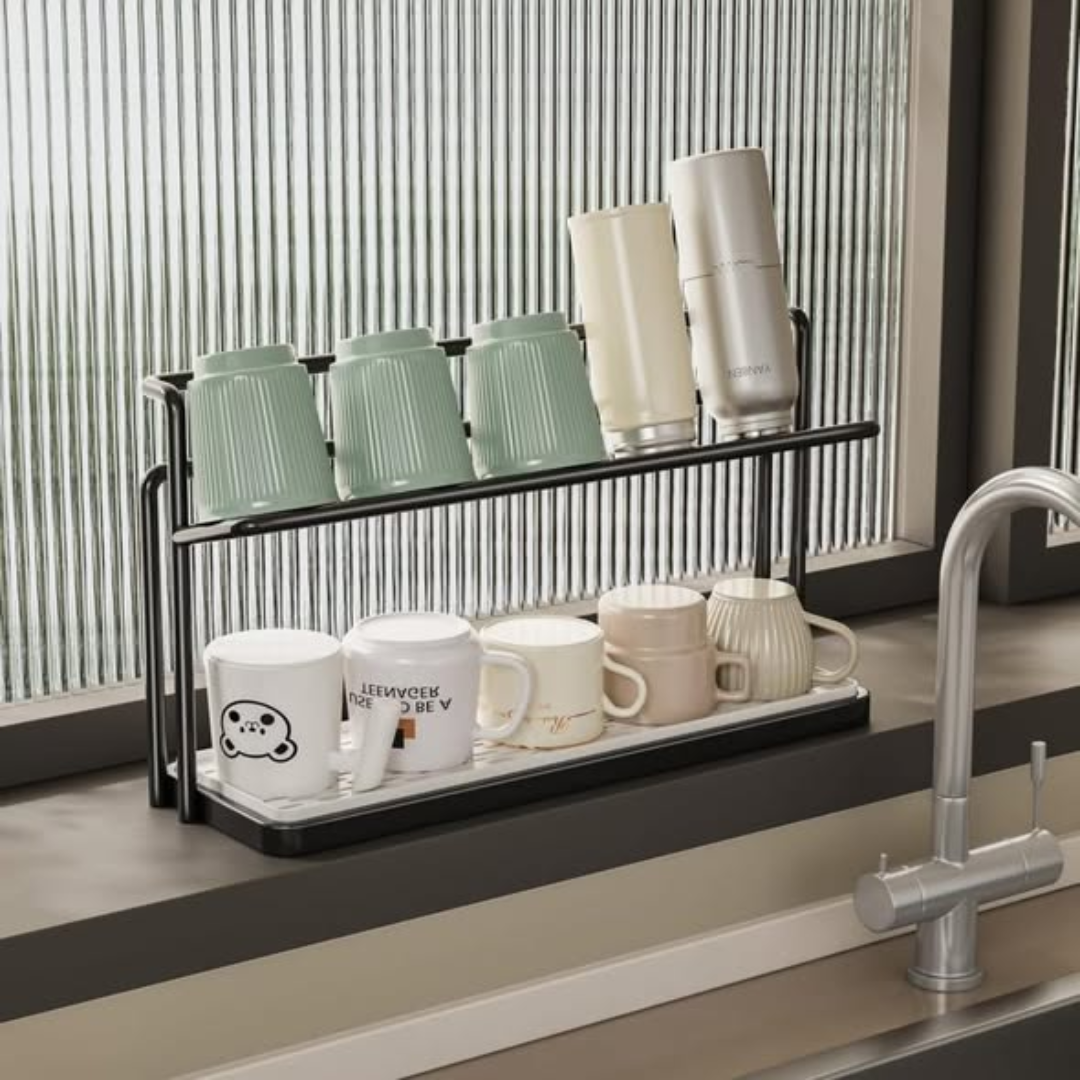 Double-Layer Storage Rack