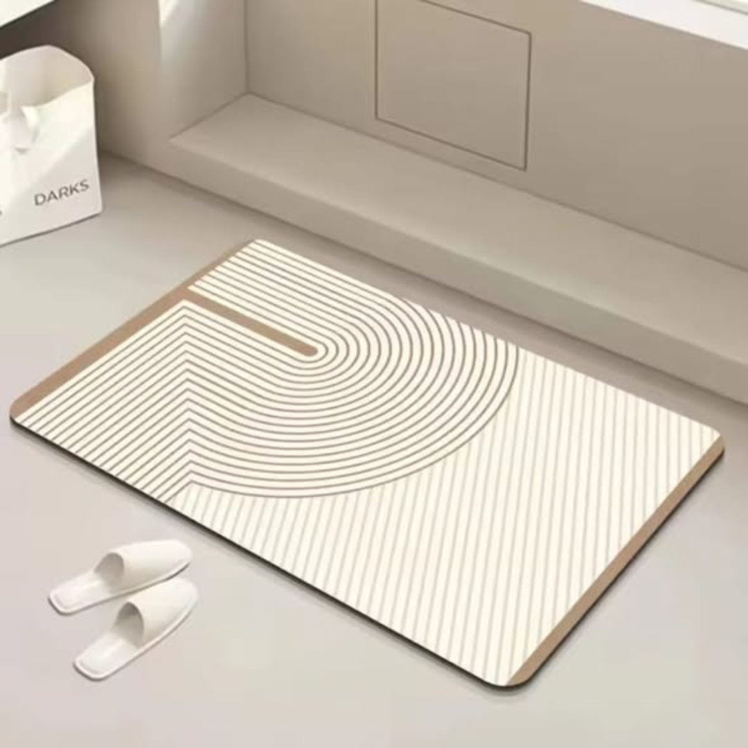 Rectangular Absorbent Bathroom Mat