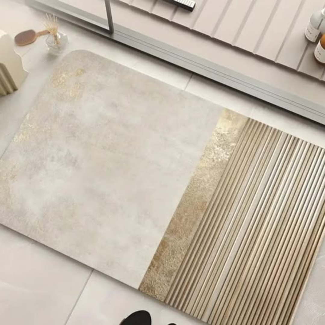 Rectangular Absorbent Bathroom Mat