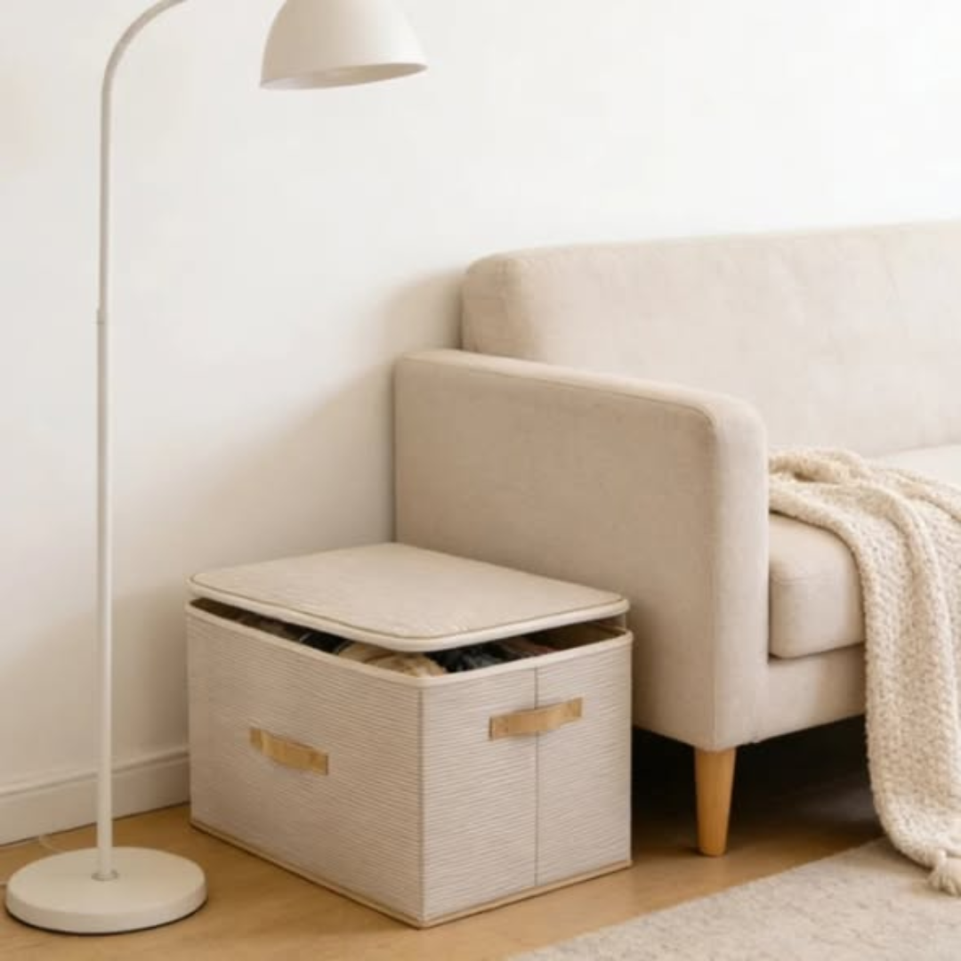 Large Capacity Collapsible Zipper Storage Box