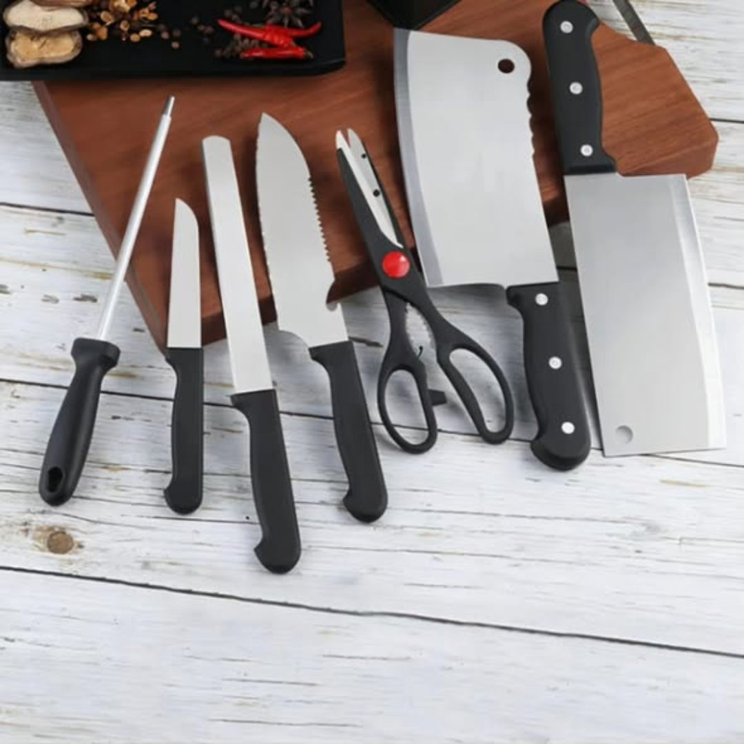 7 Pcs Kitchen Knife Set