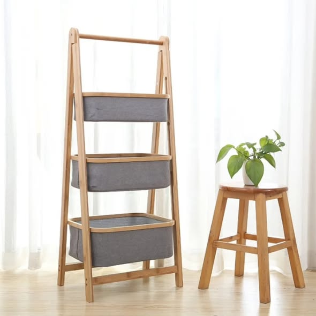 Foldable Bamboo Laundry Hamper