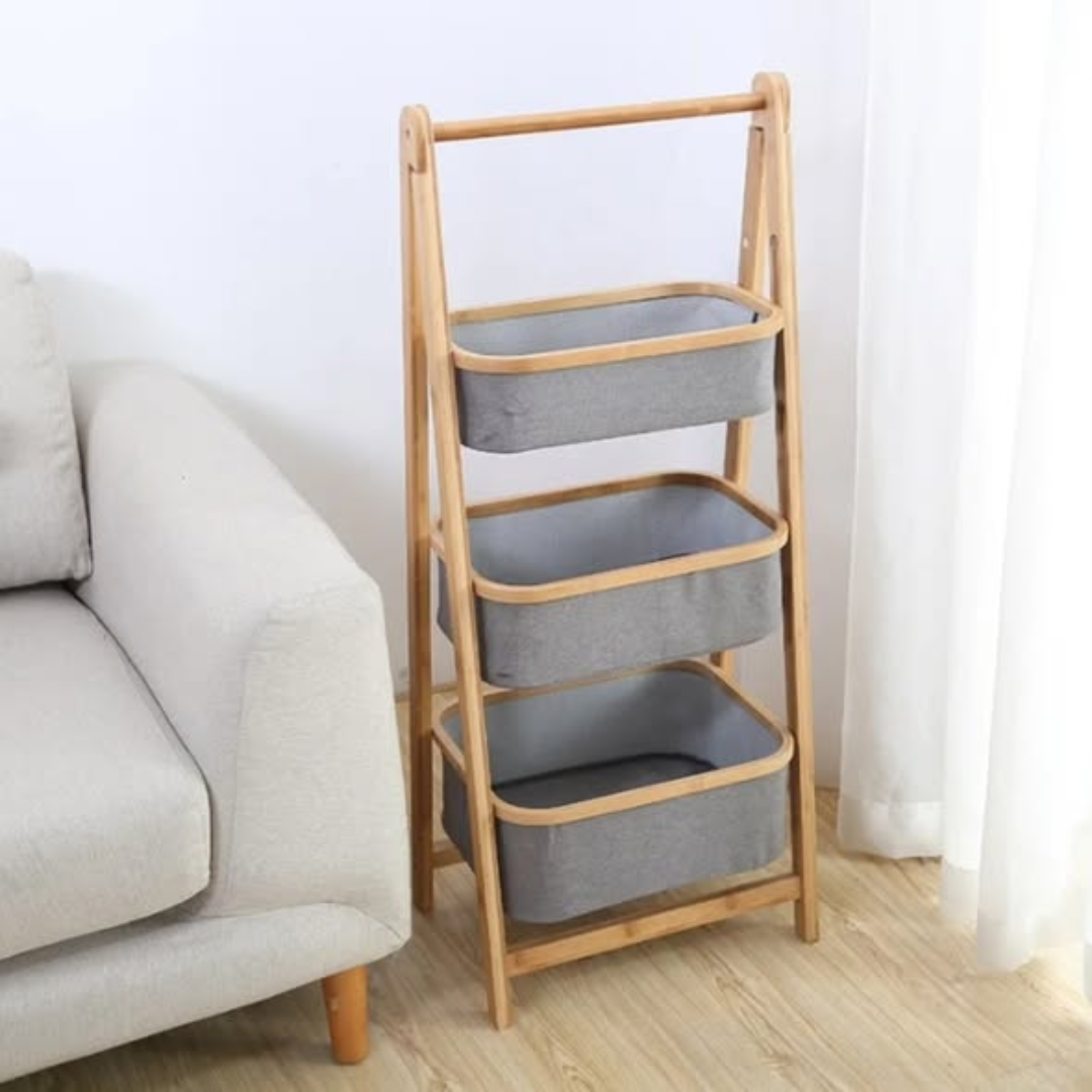 Foldable Bamboo Laundry Hamper