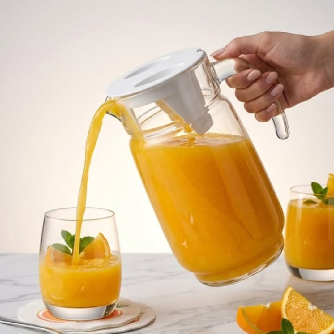 Glass Water Jug Pitcher