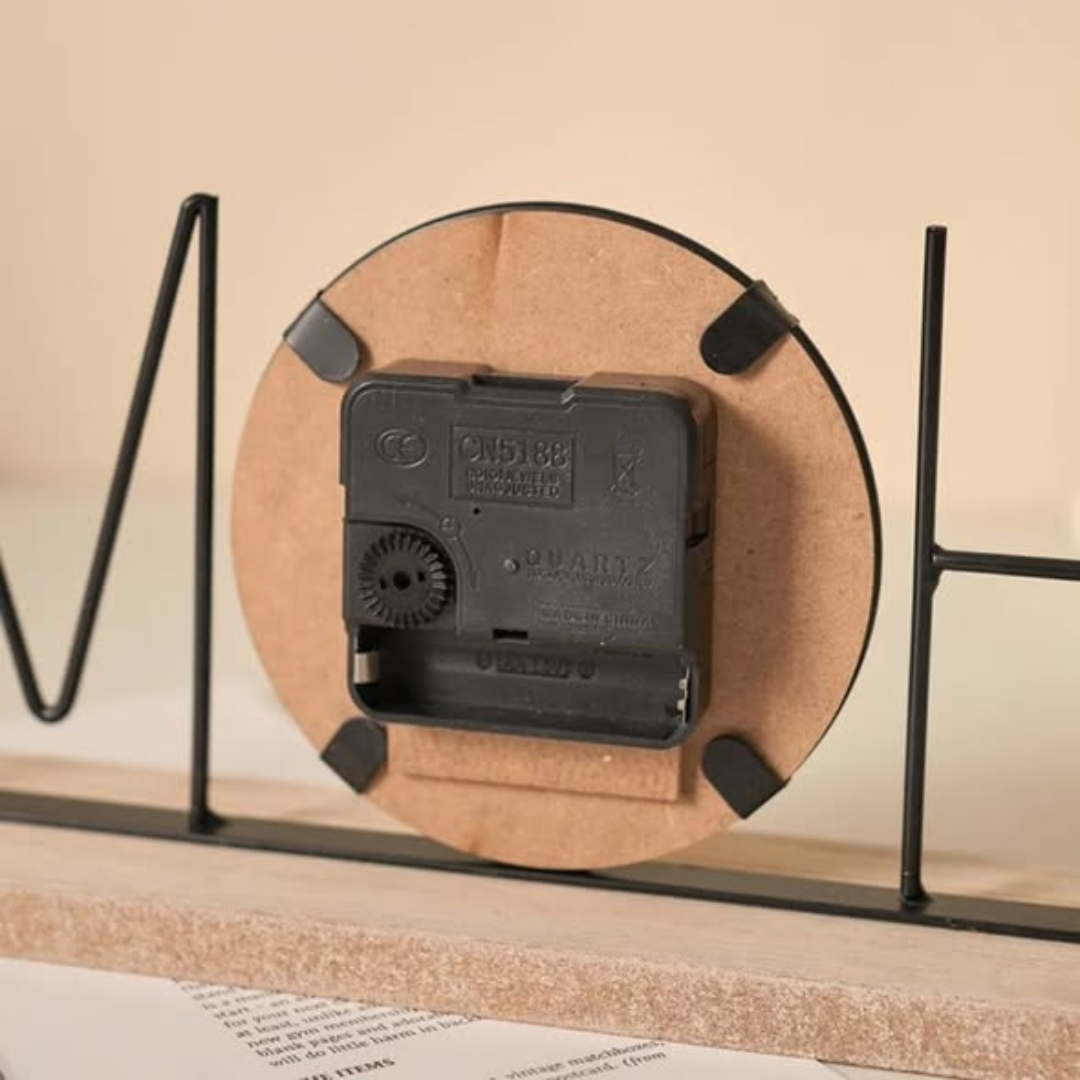 Handmade Creative TV Cabinet Clock Decoration