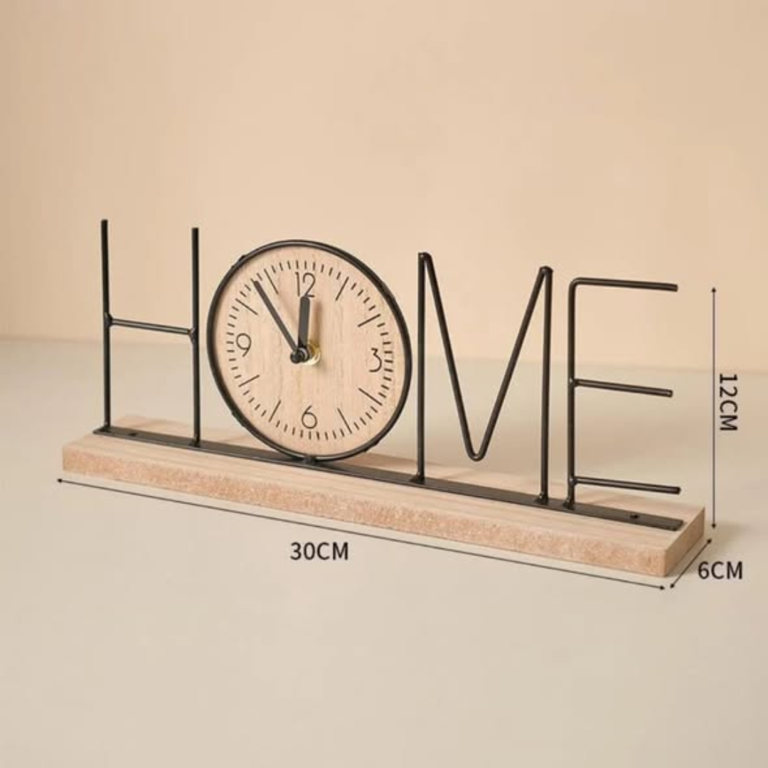 Handmade Creative TV Cabinet Clock Decoration