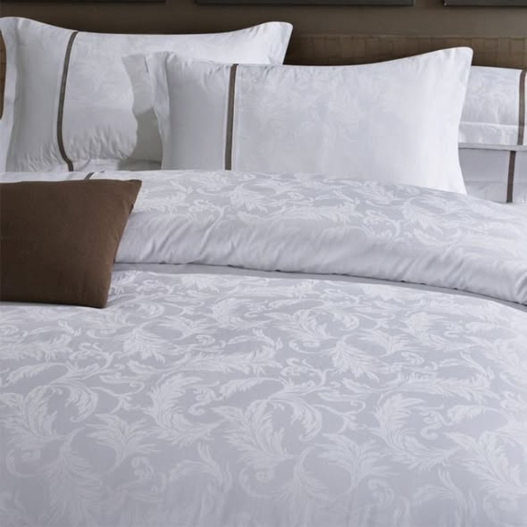 100% Pure Cotton Duvet Cover Set (Elegant Plain)