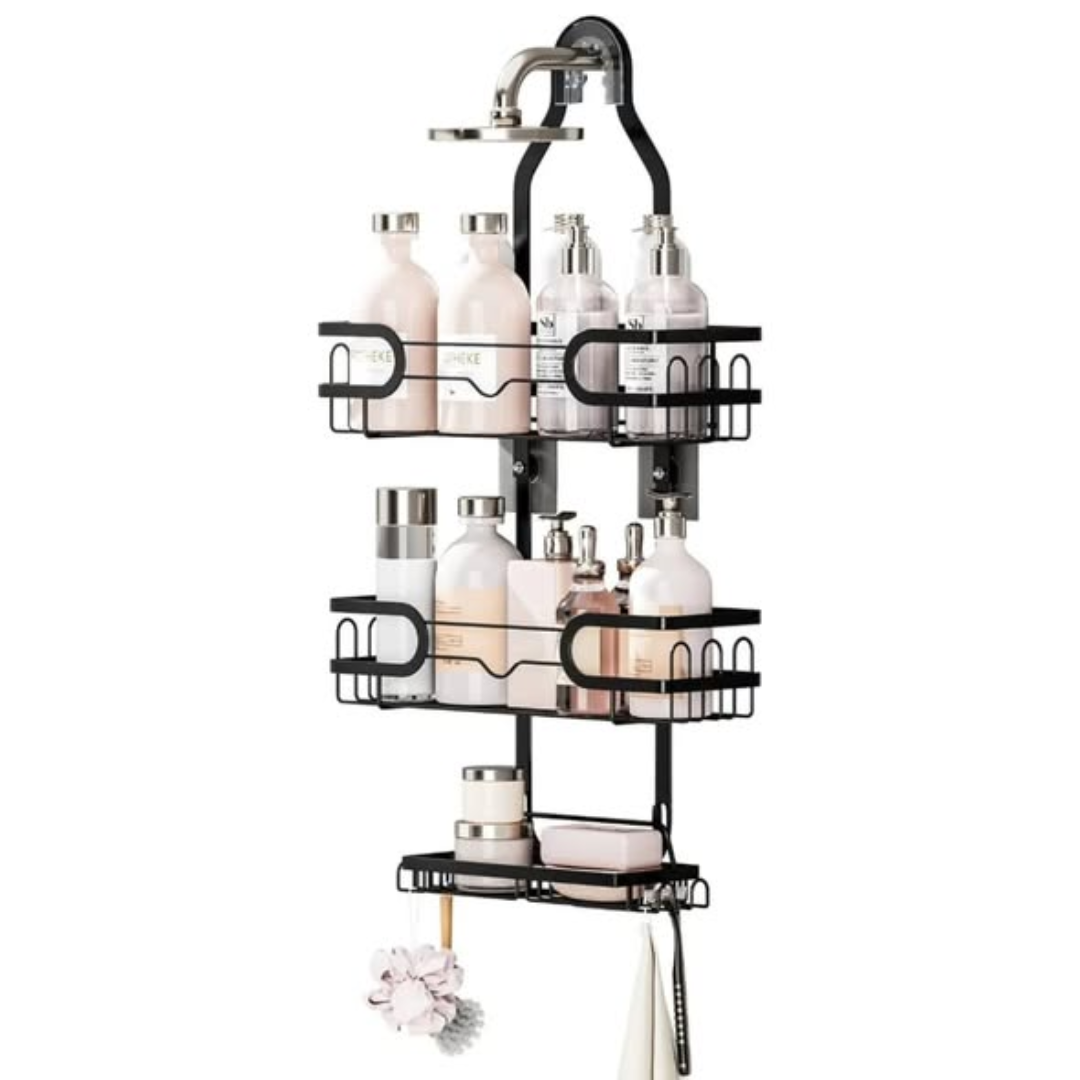 Wall-Mounted Shower Organizer Rack