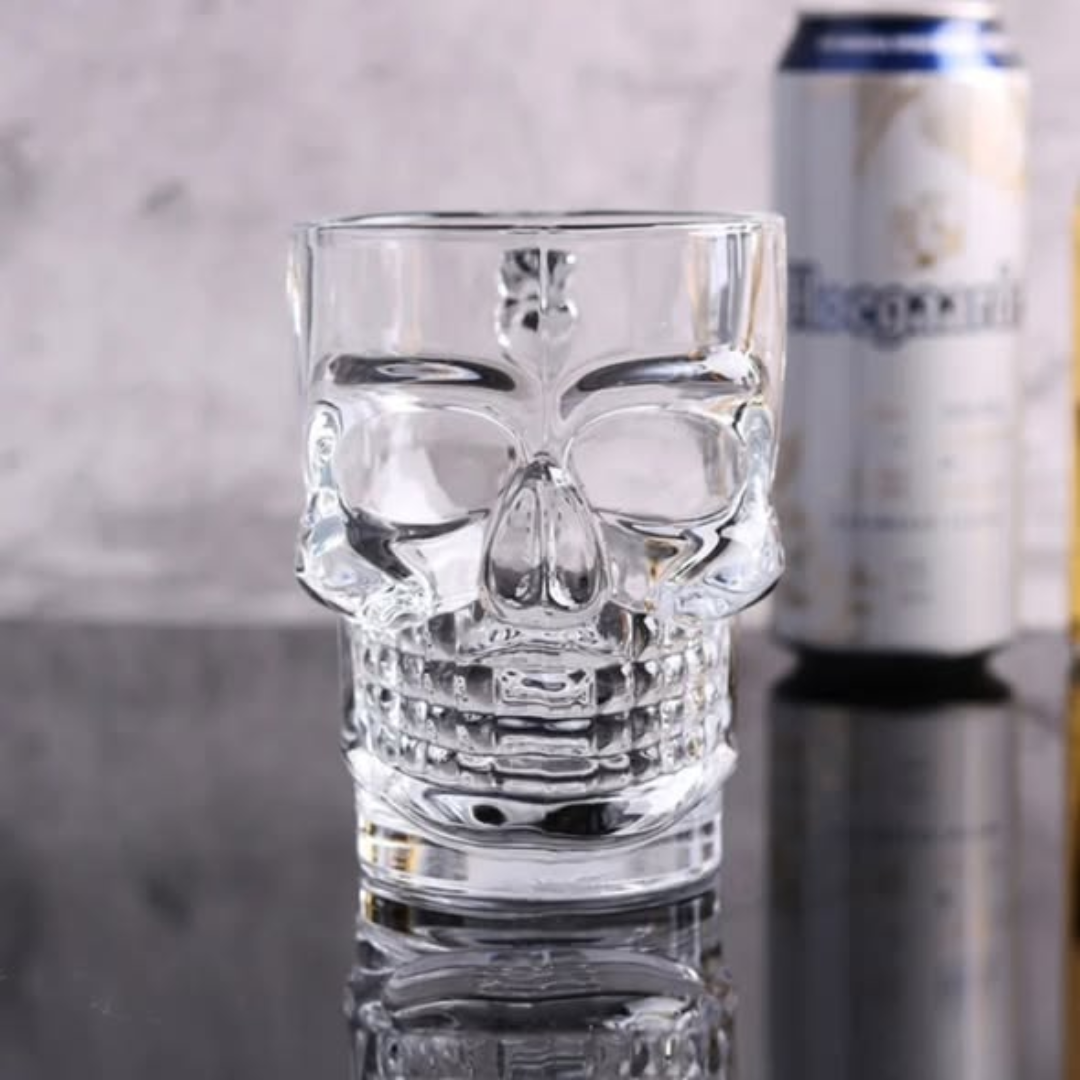 Heavy Duty Skull Glass Mug