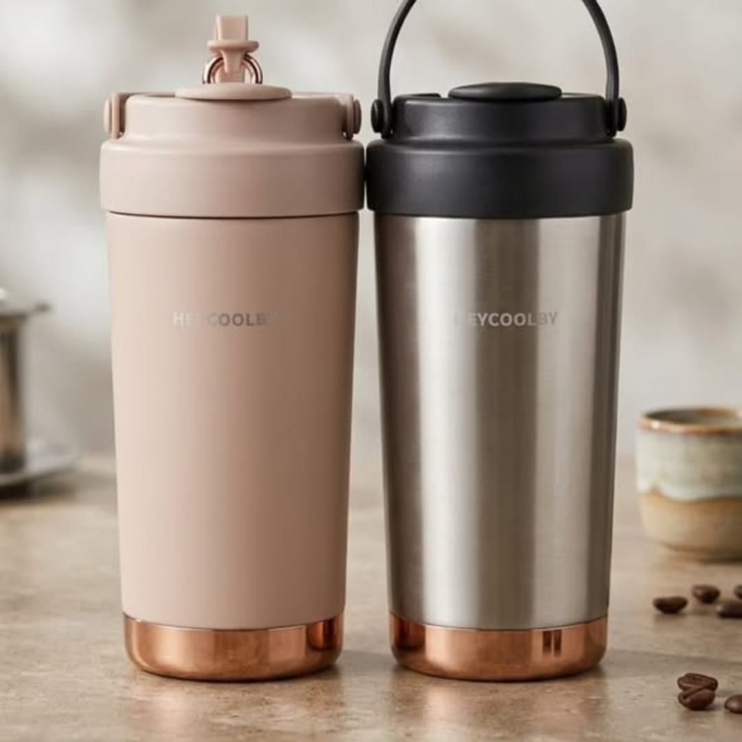 Stainless steel insulated coffee tumbler