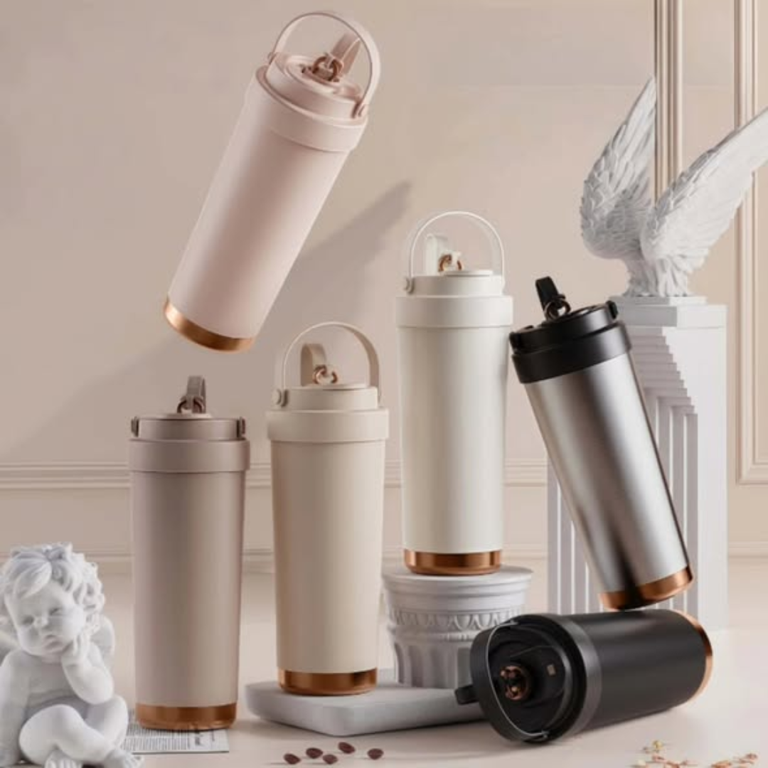Stainless steel insulated coffee tumbler