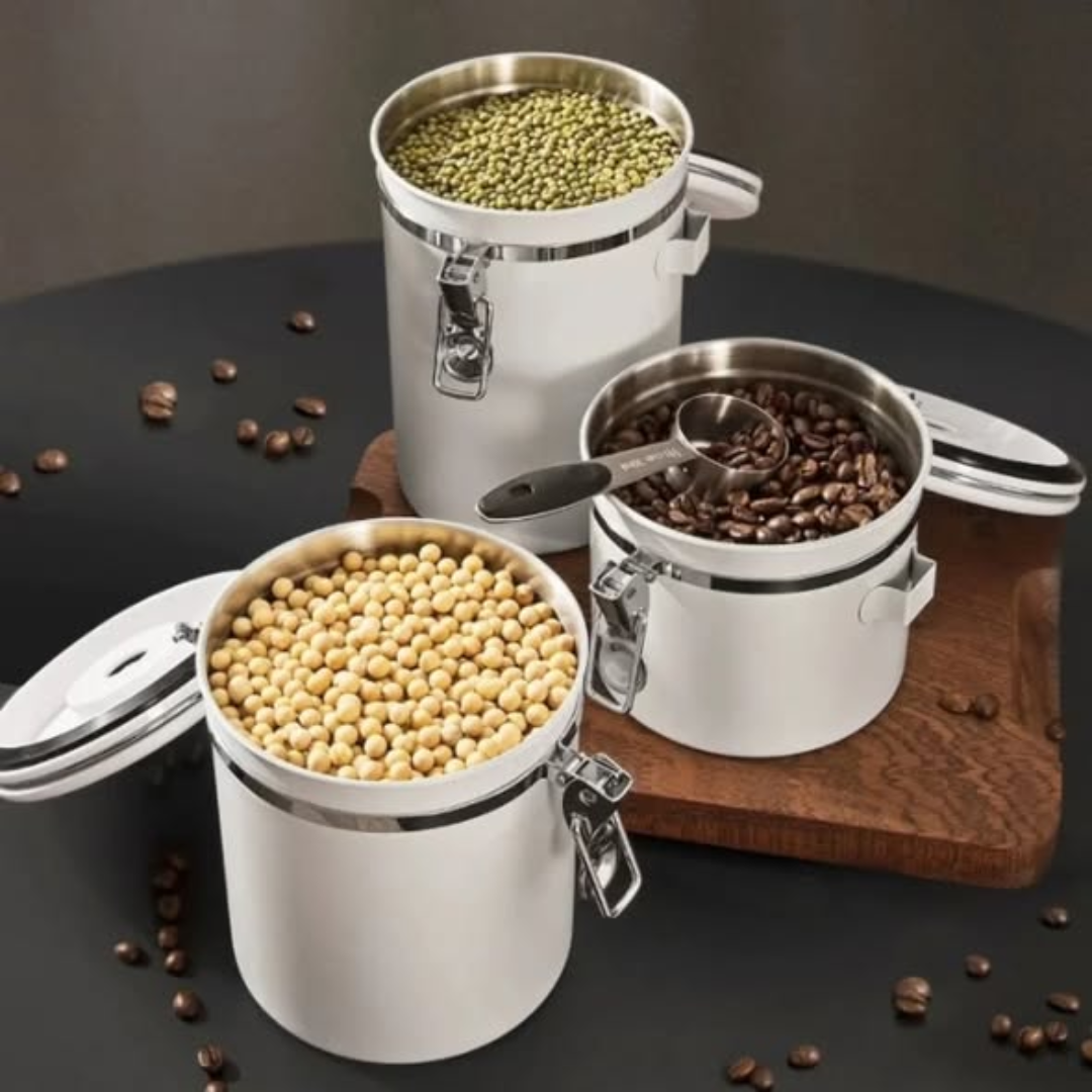 Coffee Bean Vacuum Food Storage Container