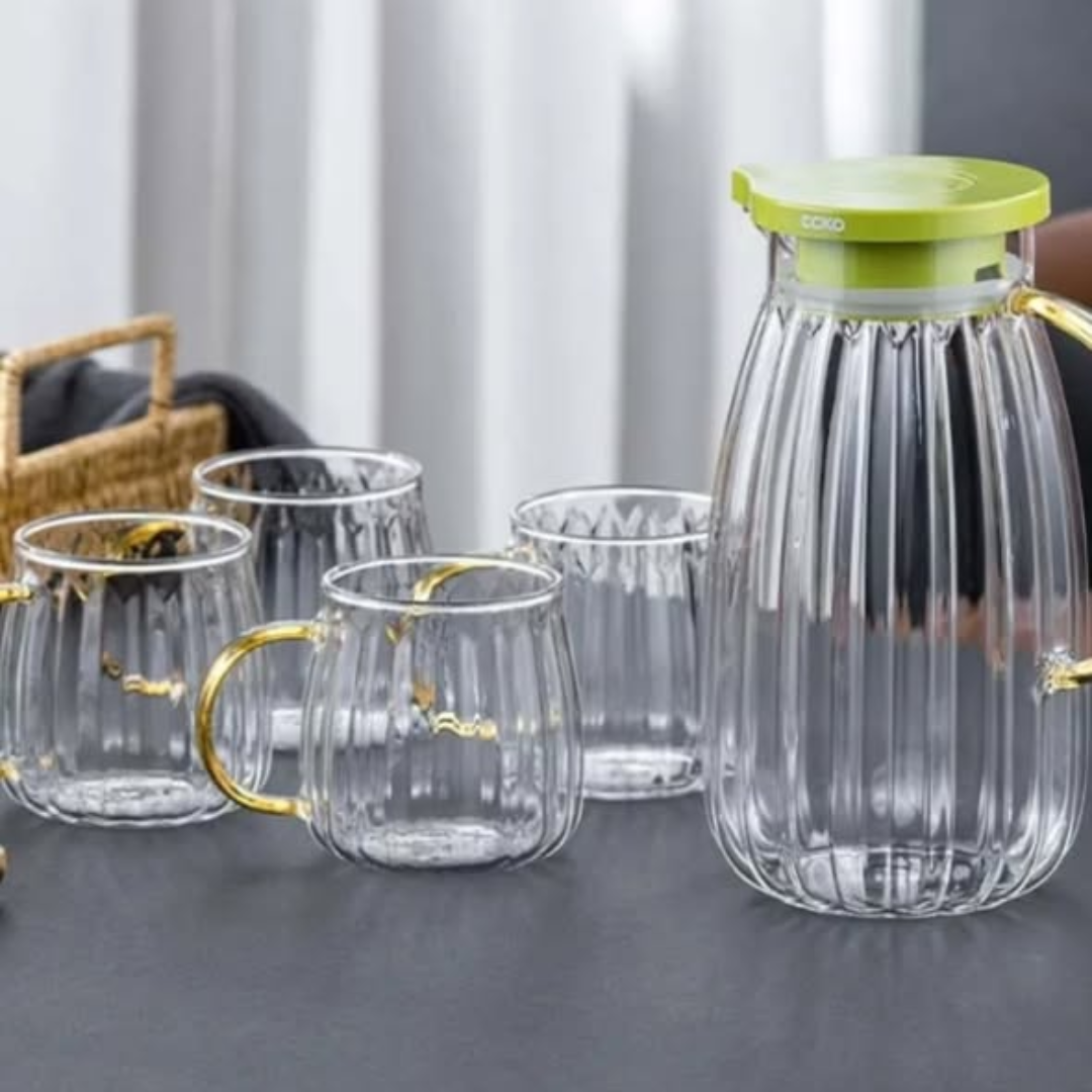 Brosilicated Glass Jar Set