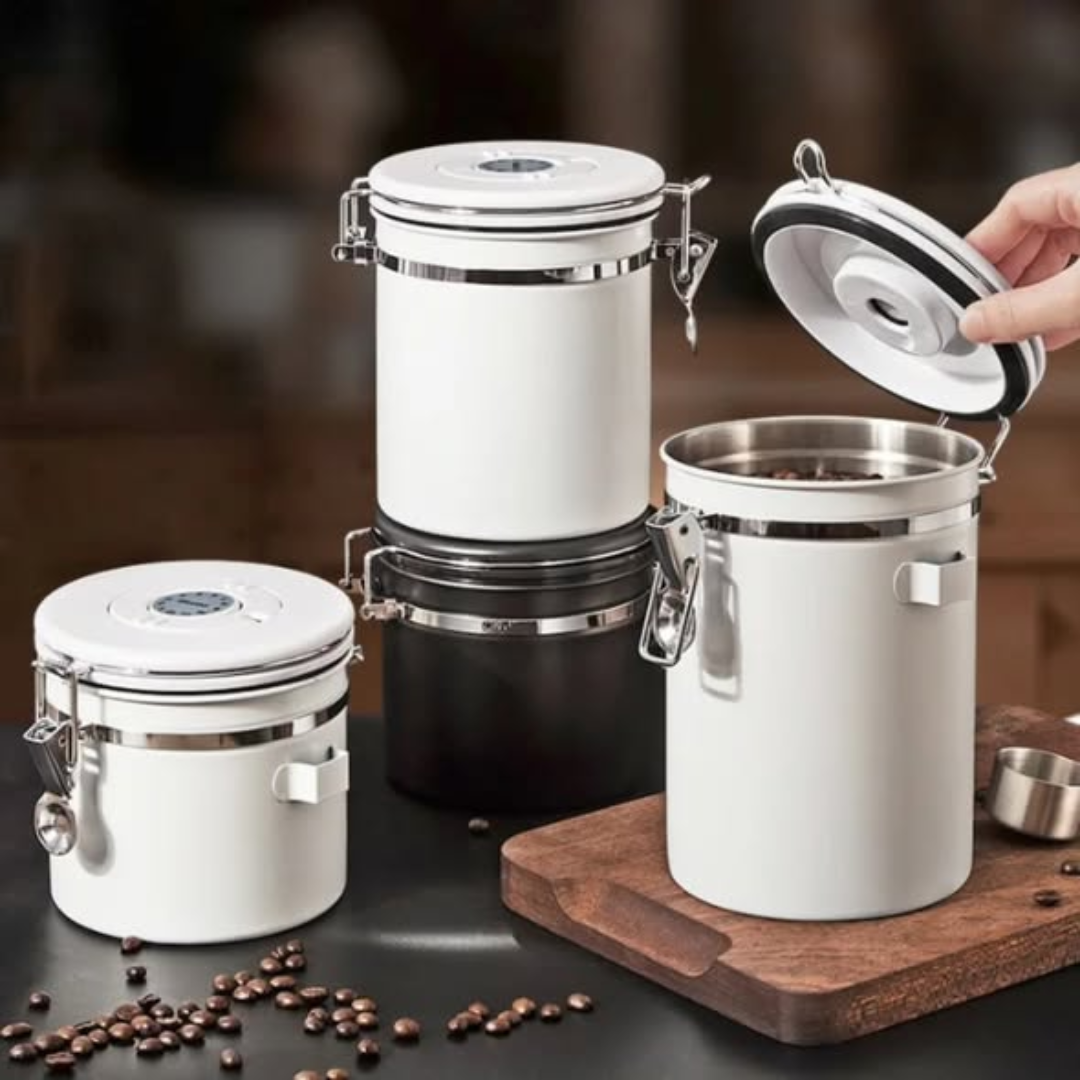 Coffee Bean Vacuum Food Storage Container