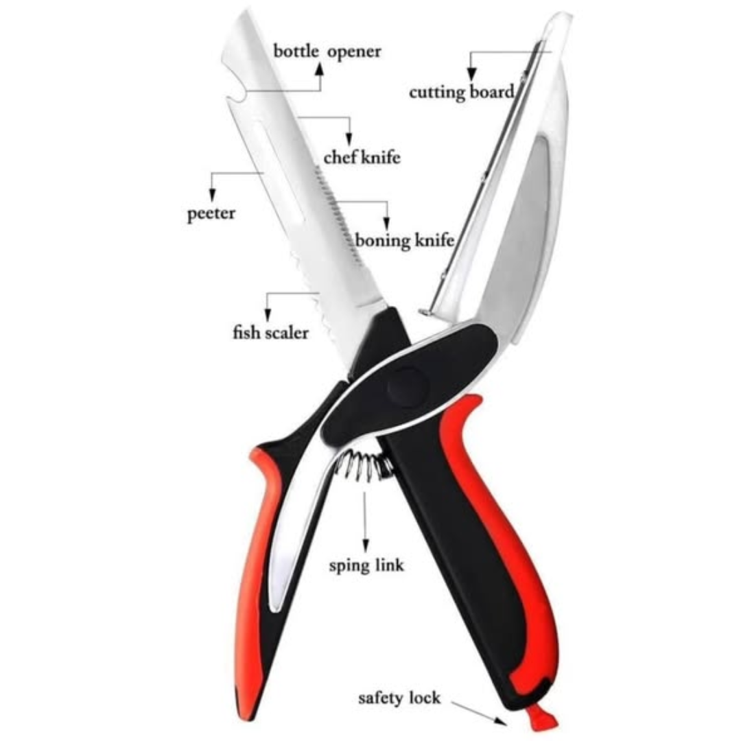 6 in 1 smart vegetable scissors