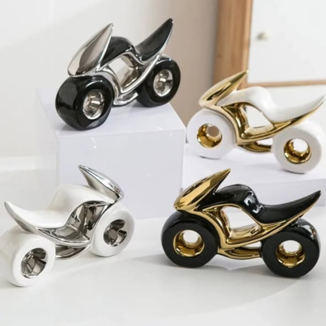 Ceramic motorbike