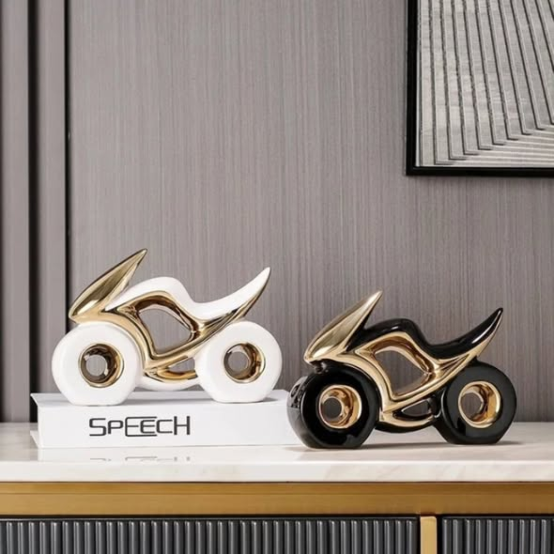Ceramic motorbike
