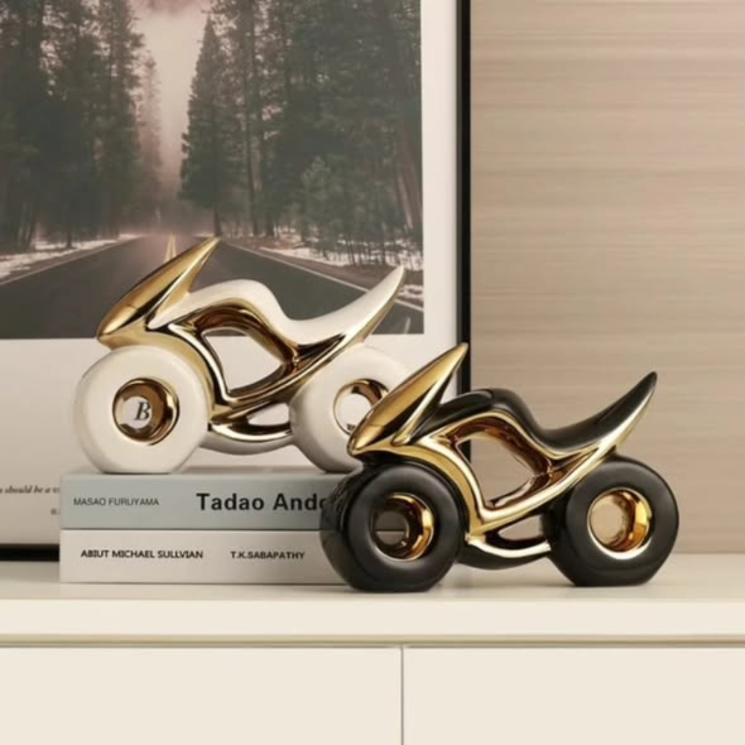 Ceramic motorbike