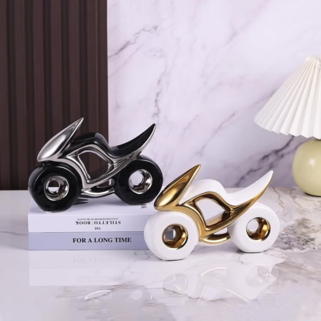 Ceramic motorbike