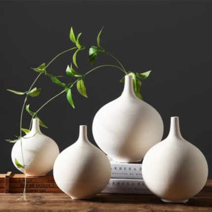 Round Shape Porcelain Flower Vase