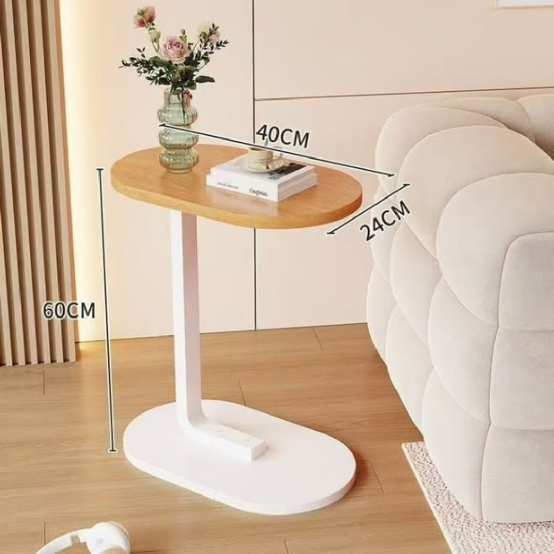 C-Shaped Side Stool/Table