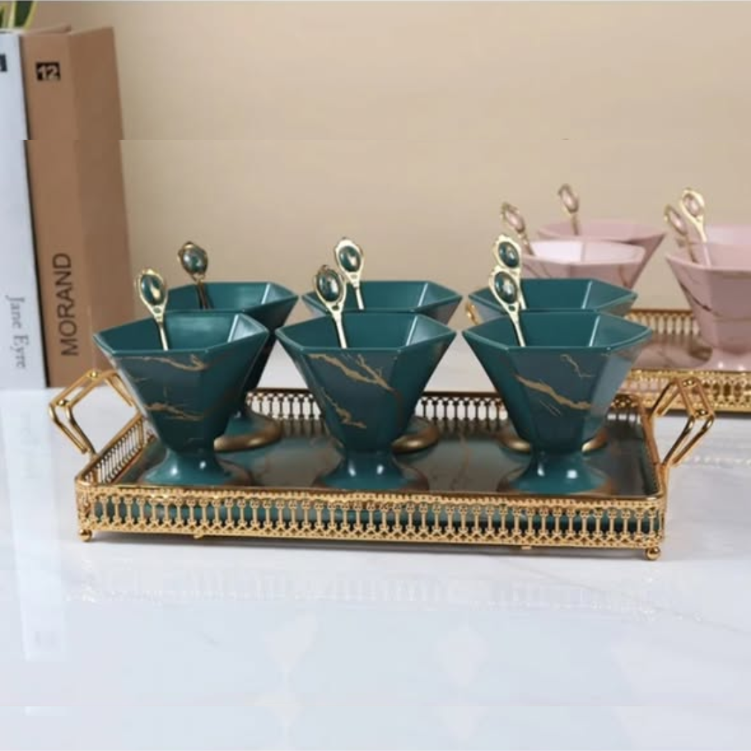 Ice cream ceramic cups