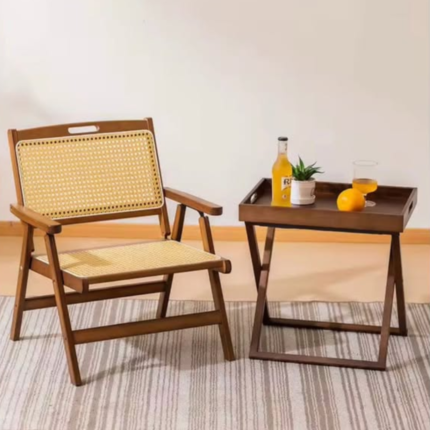 Foldable Wooden Side Table