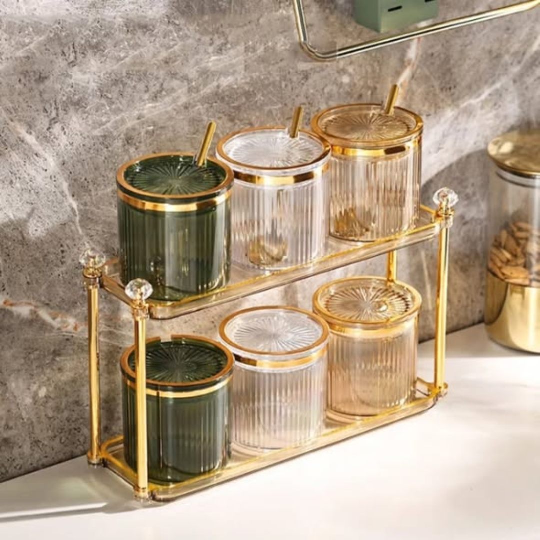 Luxury acrylic seasoning set
