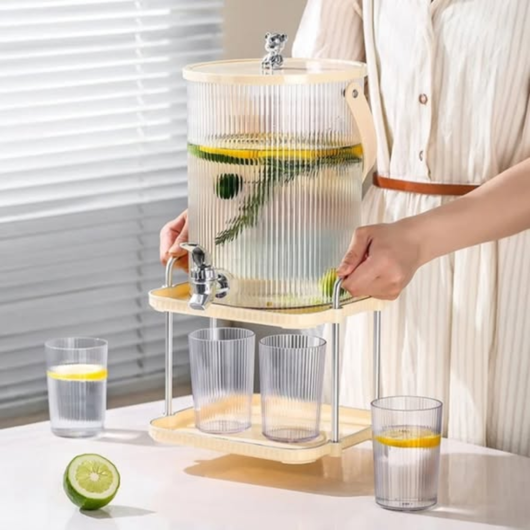 Luxury Cold Water Kettle Set with Faucet and Stand
