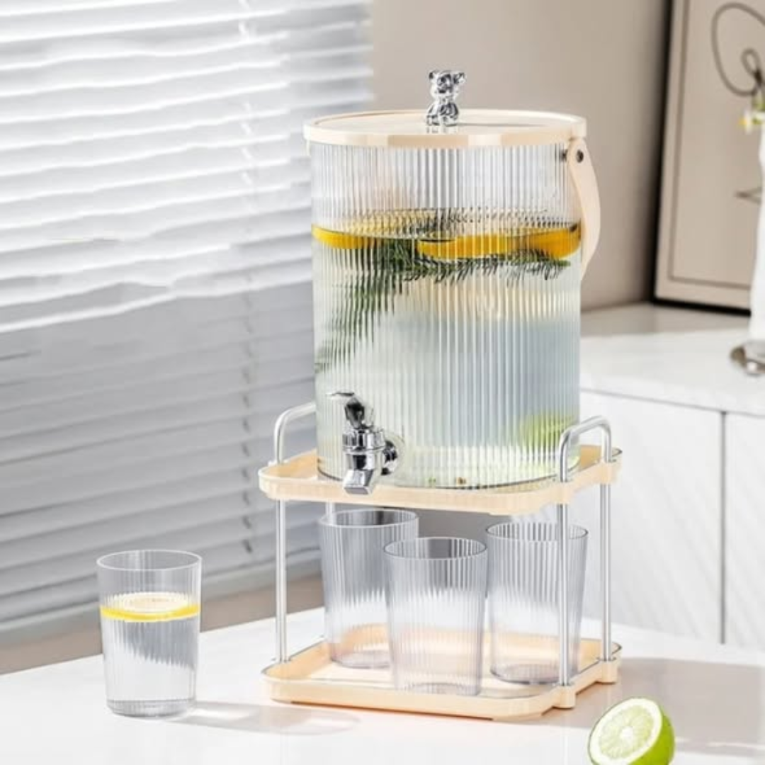 Luxury Cold Water Kettle Set with Faucet and Stand