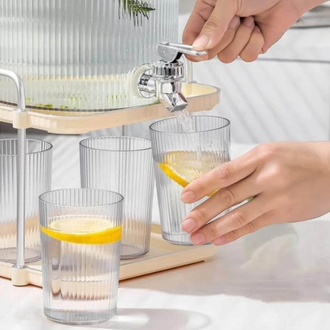 Luxury Cold Water Kettle Set with Faucet and Stand