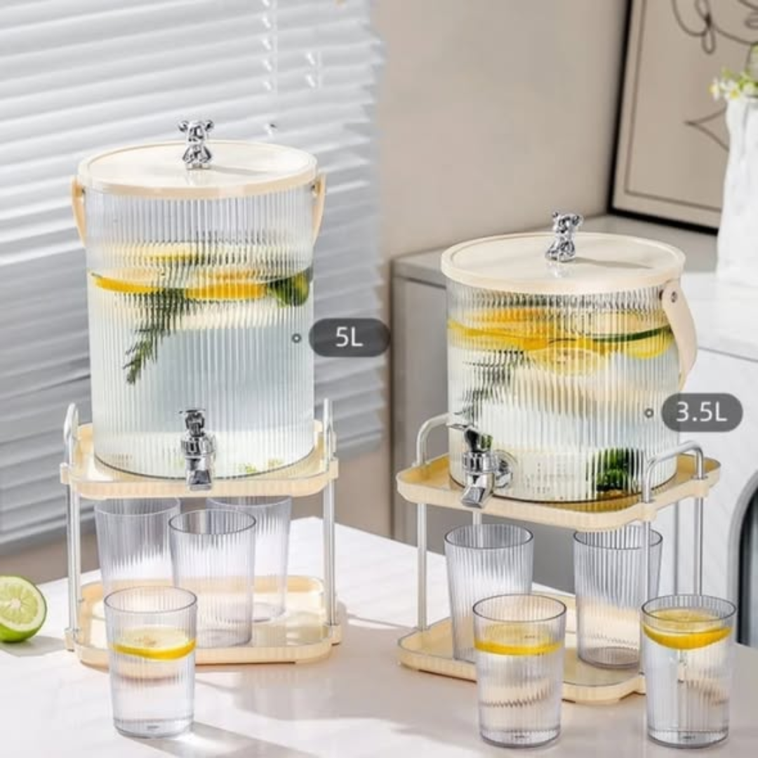 Luxury Cold Water Kettle Set with Faucet and Stand