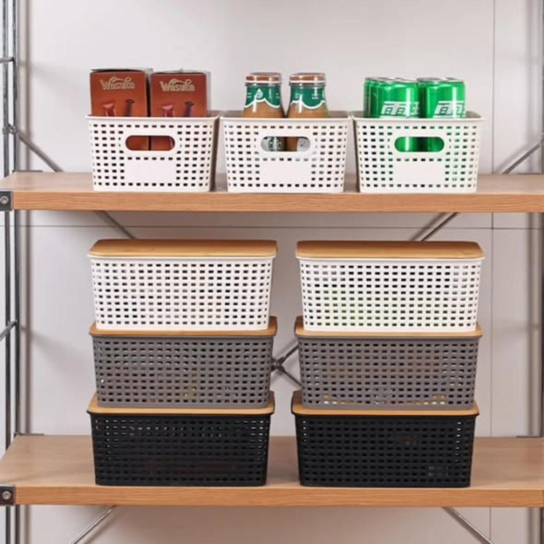 Plastic multipurpose organising Basket