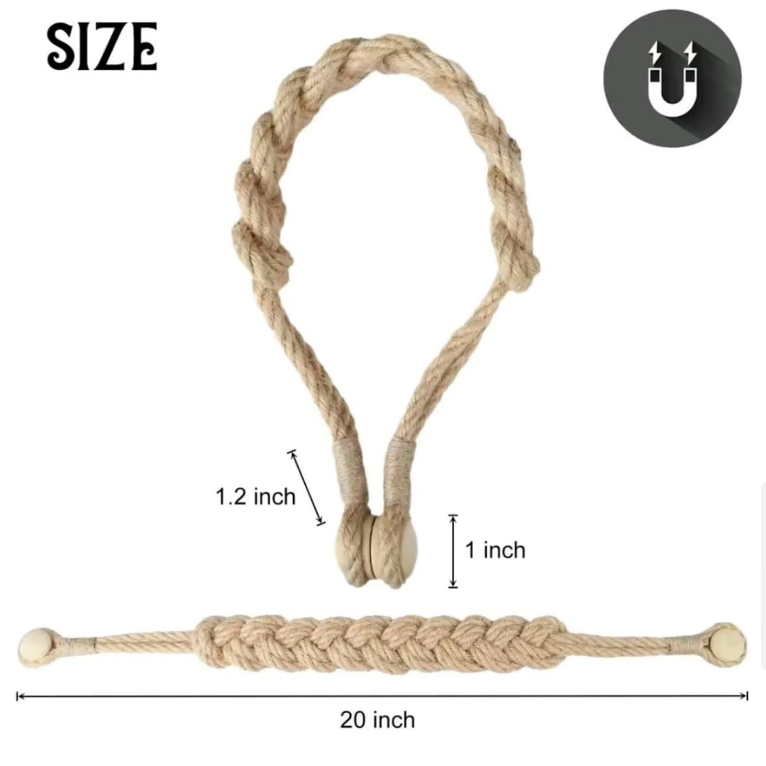 Handmade Magnetic Curtain Tiebacks