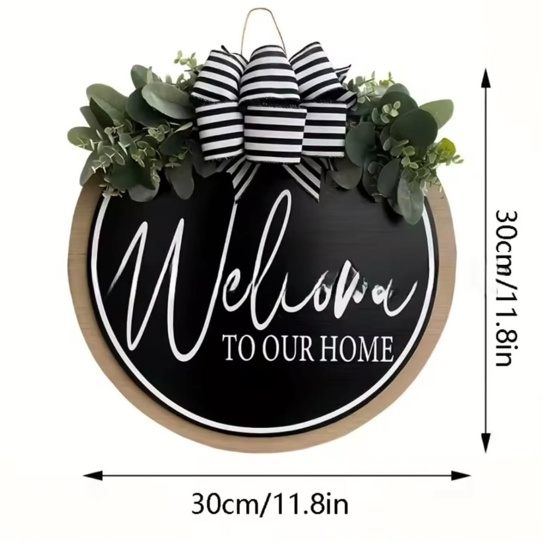 Welcome Door Hanging Sign