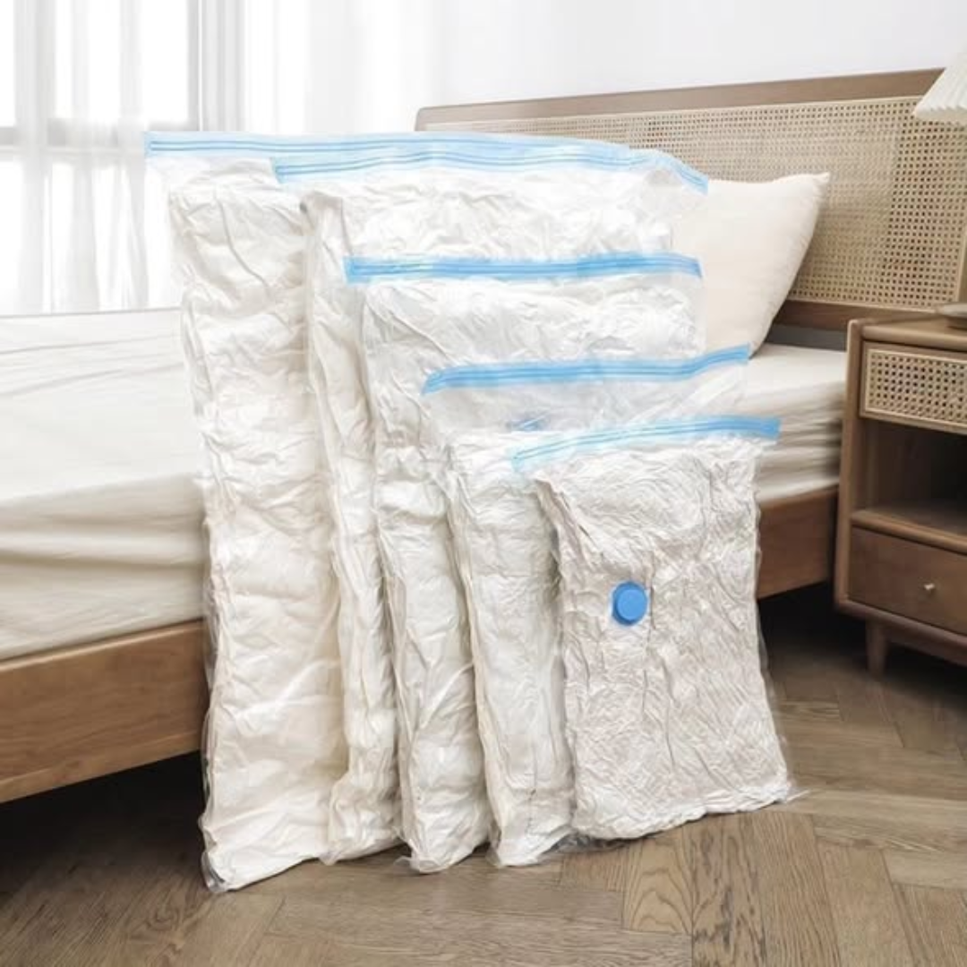 5-Piece Vacuum Storage Bags with Pump